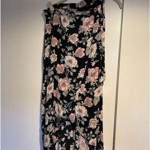 Wrap around skirt , floral